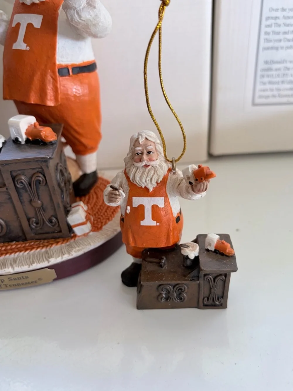 Tennessee Volunteers Collegiate Collectable Santa. 10th in Limited Series